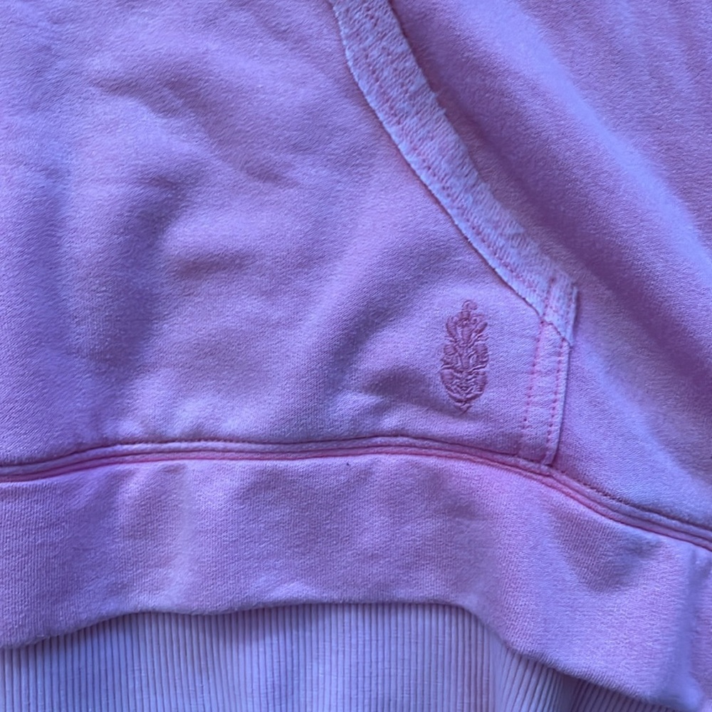 Free People FP Movement Bonfire Sweatshirt Hoodie in Peony (Light Pink) - Picture 5 of 6